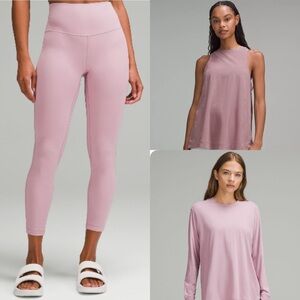 Lululemon Athletica MauvePink BUNDLE see details for Size Info! EUC!!!